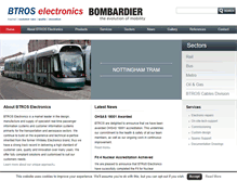 Tablet Screenshot of btros-electronics.com